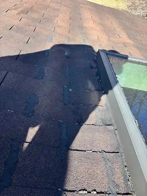 Re-aligning sagging gutters with heavy-duty hidden hangers