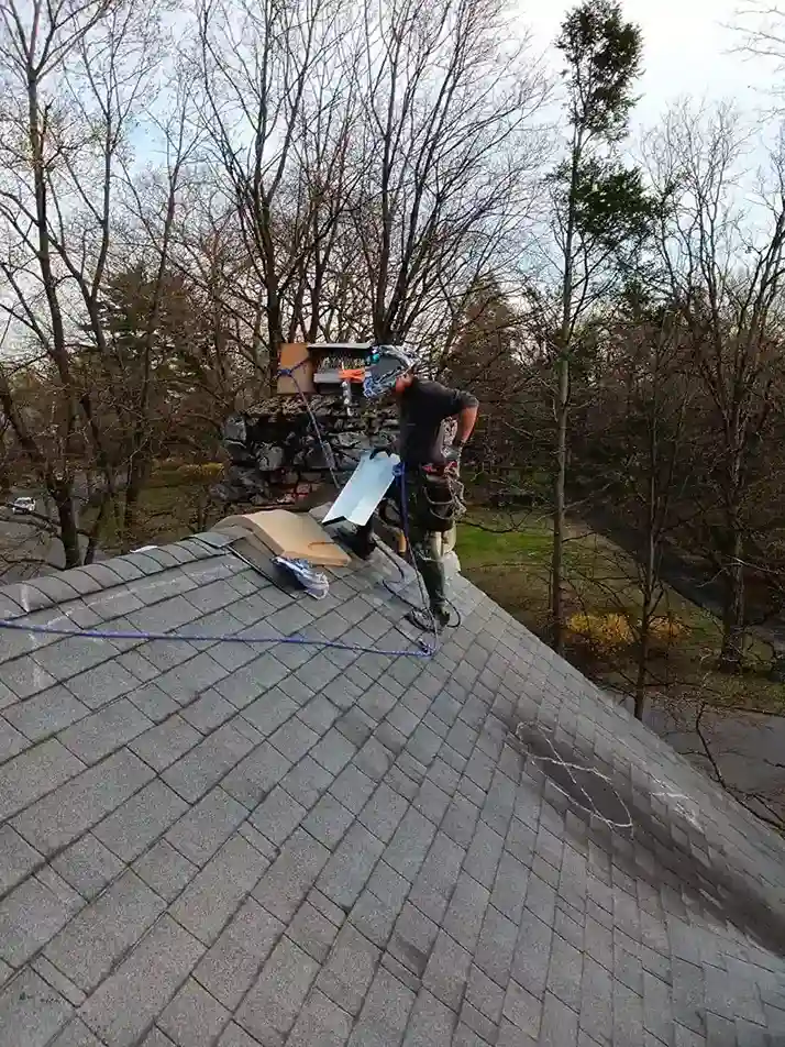 Durable multi-dimensional shingles on sloped roof lines
