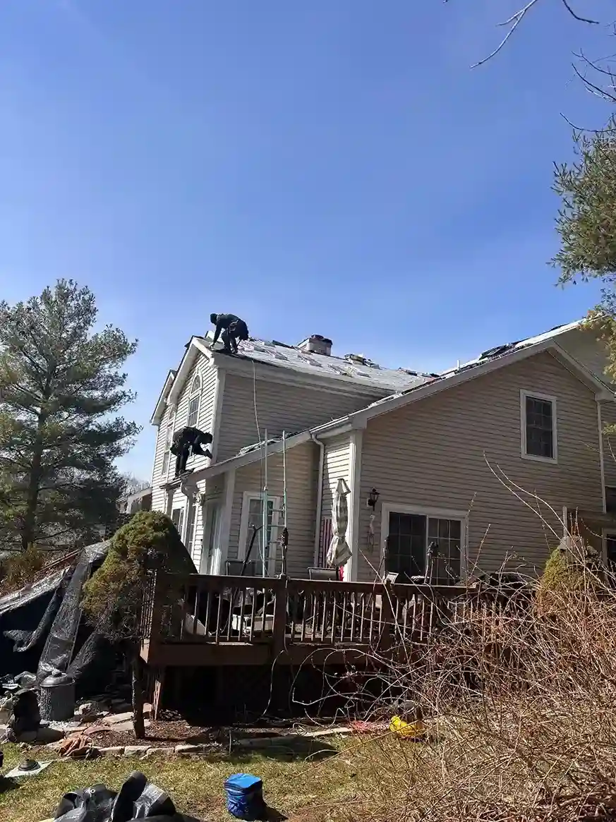 Ice and water shield membrane installation along roof eaves