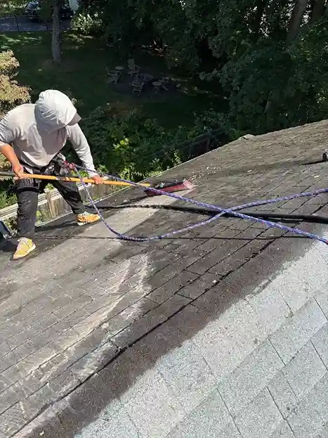 Optimizing roof pitch transition zones for proper rain runoff